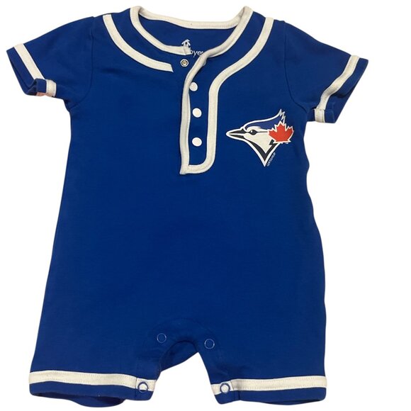 SNUGABYE Toronto Blue Jays Infant One Piece Shorts Size 12 Months MLB **READ - Picture 1 of 5